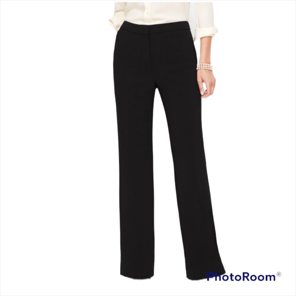 Talbots Heritage Straight Leg Dress Pants Black 2 Available in Size 6